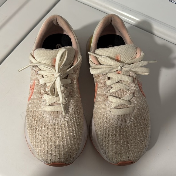 Nike React Infinity Run FK 3 Sail Rose White Running Shoes Women’s  Size 8.5 - Picture 3 of 10